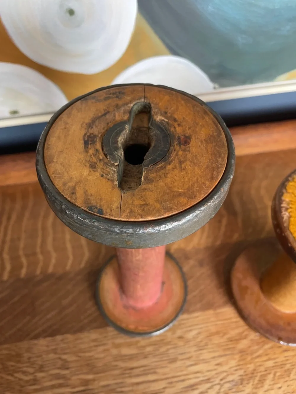Vintage Wooden Spool Set
